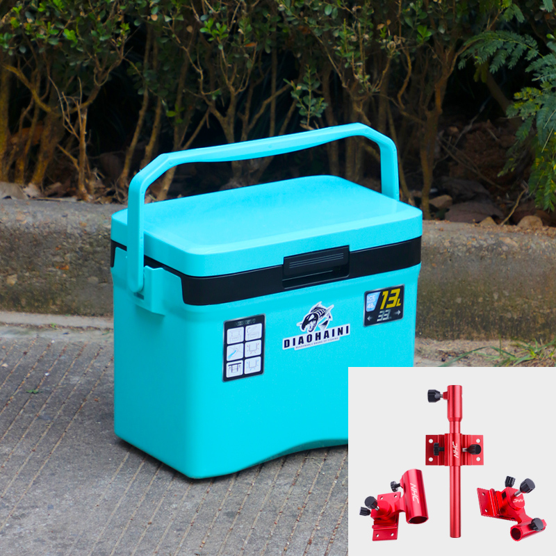 13L SMALL FISHING BOX - BLUE-SLATE + RED 3 SETS